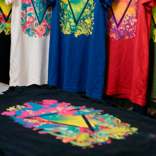 Diseño a todo color impreso con DTF